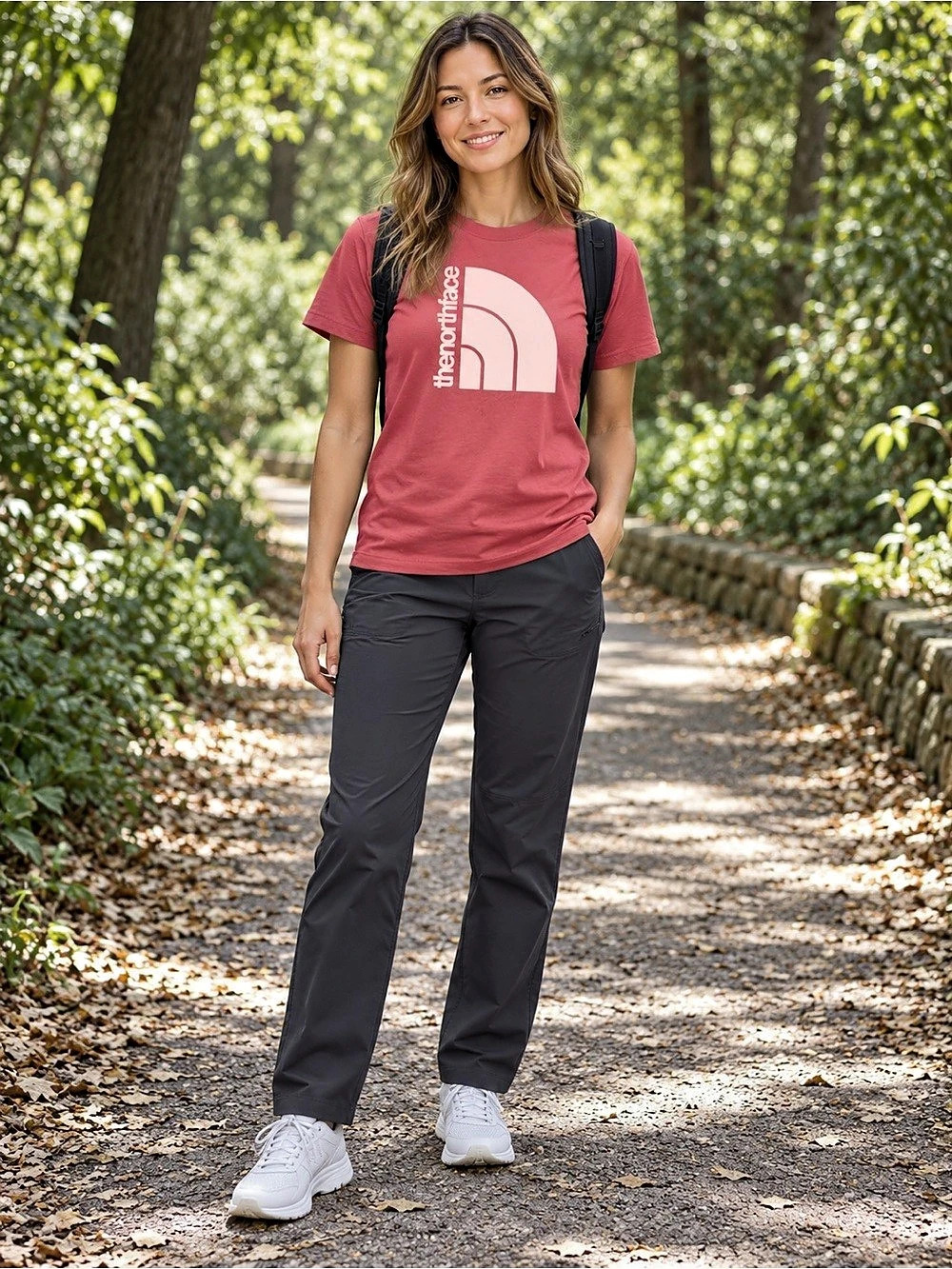 The North Face Half Dome Logo T-Shirt Pink XS